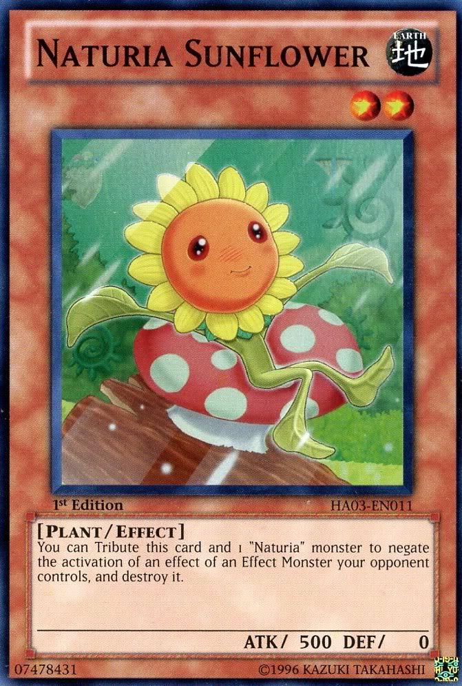 Naturia Sunflower [HA03-EN011] Super Rare | Odin's Place