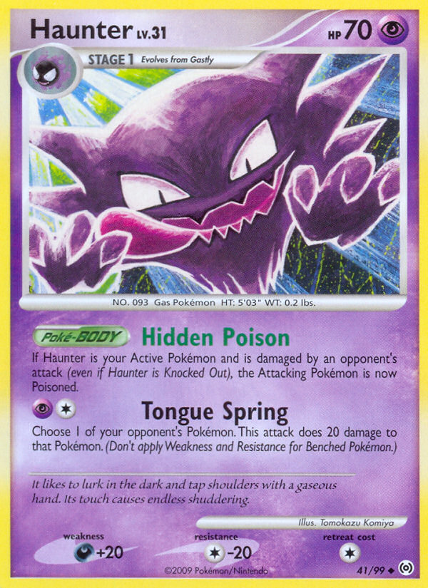 Haunter (41/99) [Platinum: Arceus] | Odin's Place