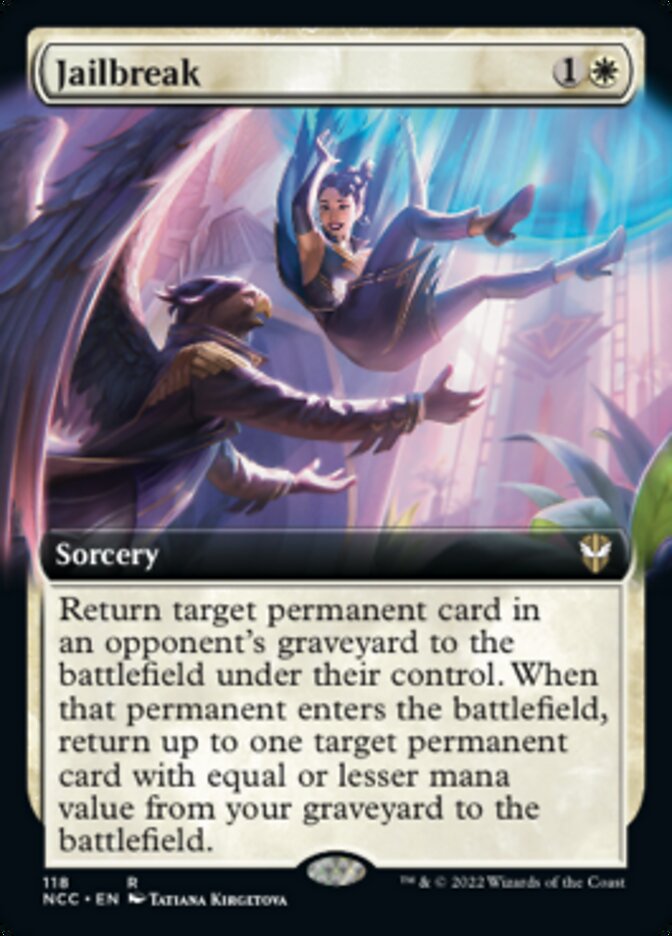 Jailbreak (Extended Art) [Streets of New Capenna Commander] | Odin's Place
