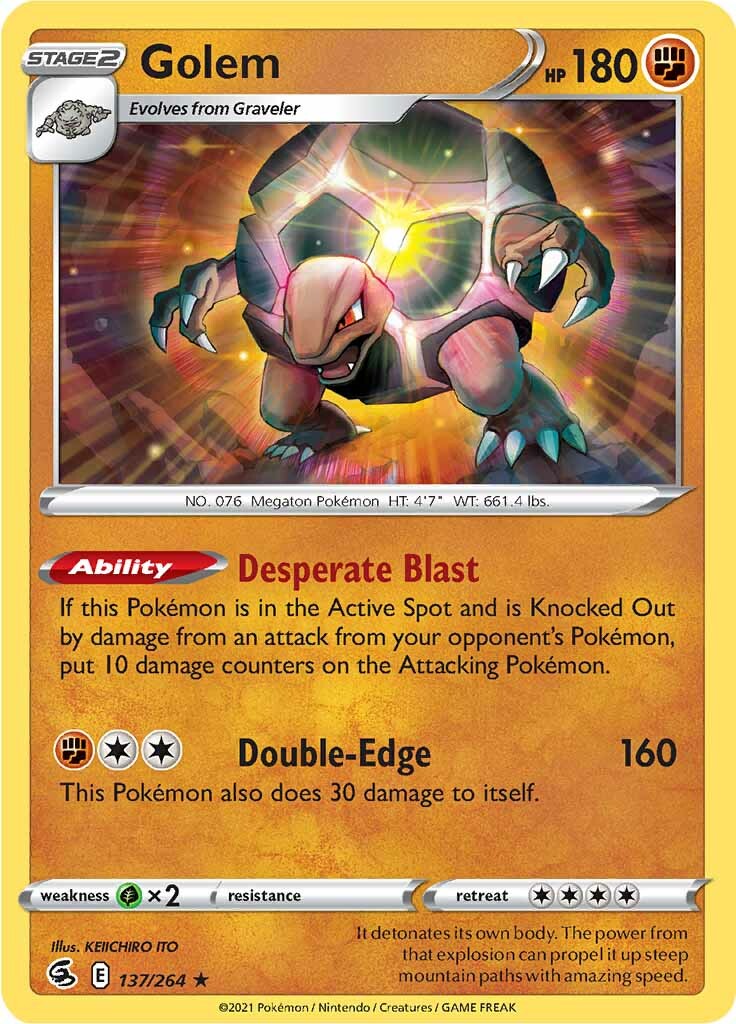 Golem (137/264) [Sword & Shield: Fusion Strike] | Odin's Place