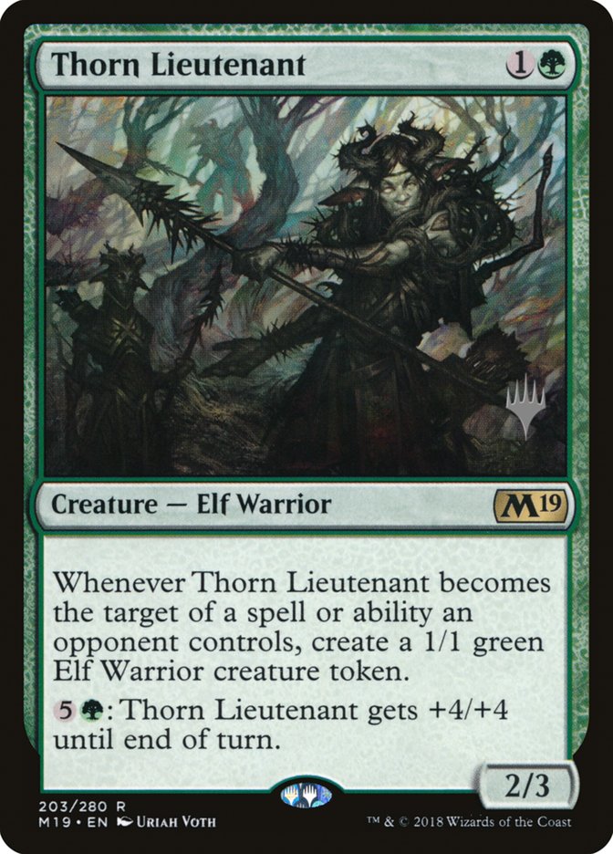 Thorn Lieutenant (Promo Pack) [Core Set 2019 Promos] | Odin's Place
