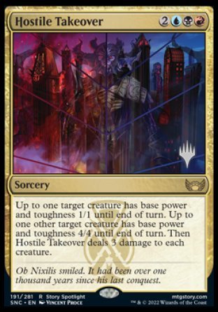 Hostile Takeover (Promo Pack) [Streets of New Capenna Promos] | Odin's Place