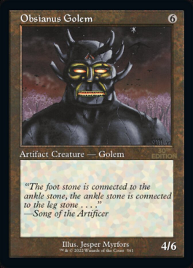 Obsianus Golem (Retro) [30th Anniversary Edition] | Odin's Place