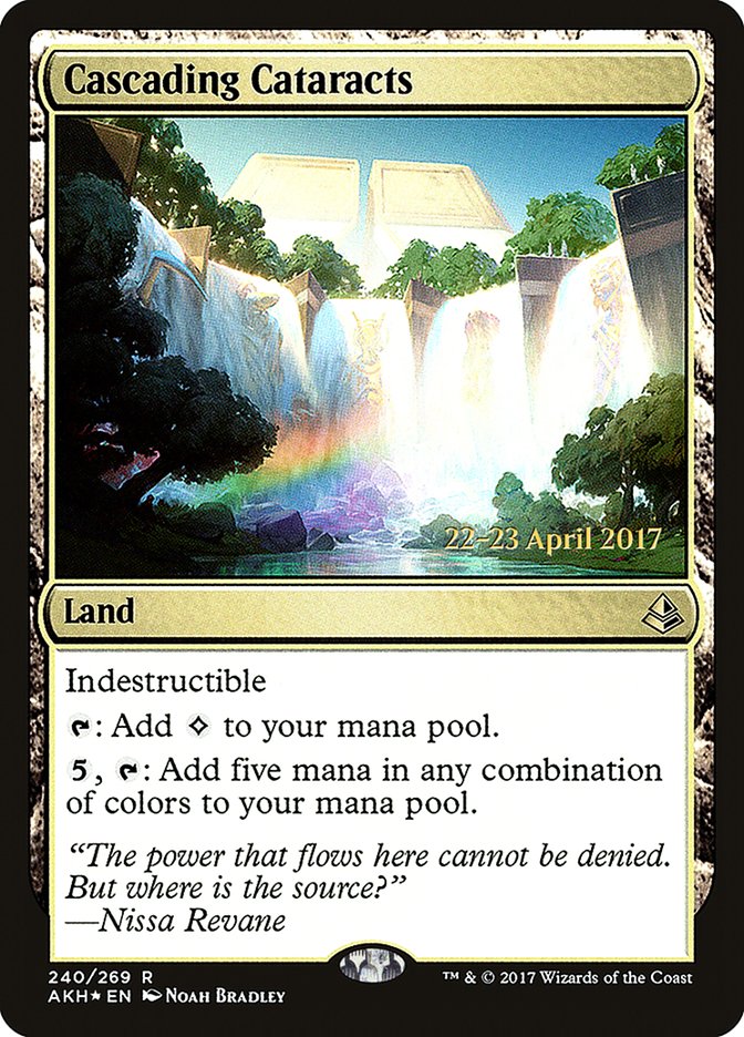 Cascading Cataracts (240) [Amonkhet Prerelease Promos] | Odin's Place
