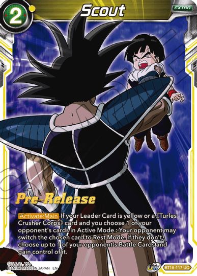 Scout (BT15-117) [Saiyan Showdown Prerelease Promos] | Odin's Place