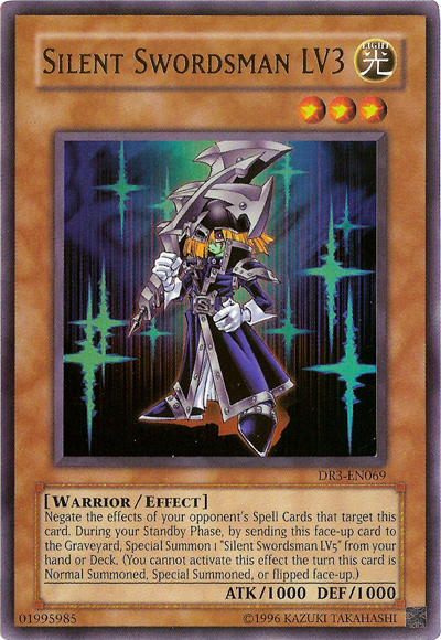Silent Swordsman LV3 [DR3-EN069] Ultra Rare | Odin's Place