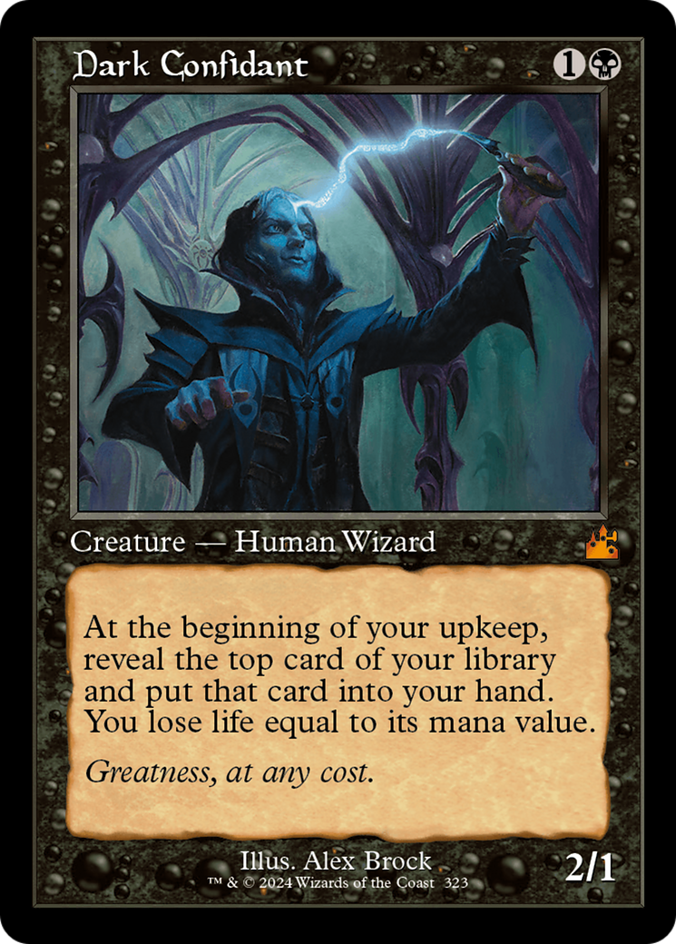 Dark Confidant (Retro Frame) [Ravnica Remastered] | Odin's Place