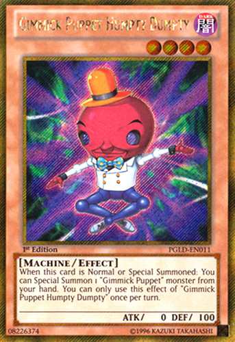 Gimmick Puppet Humpty Dumpty [PGLD-EN011] Gold Secret Rare | Odin's Place