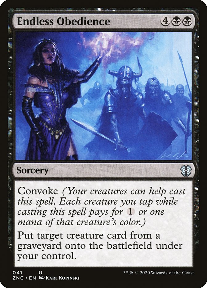 Endless Obedience [Zendikar Rising Commander] | Odin's Place