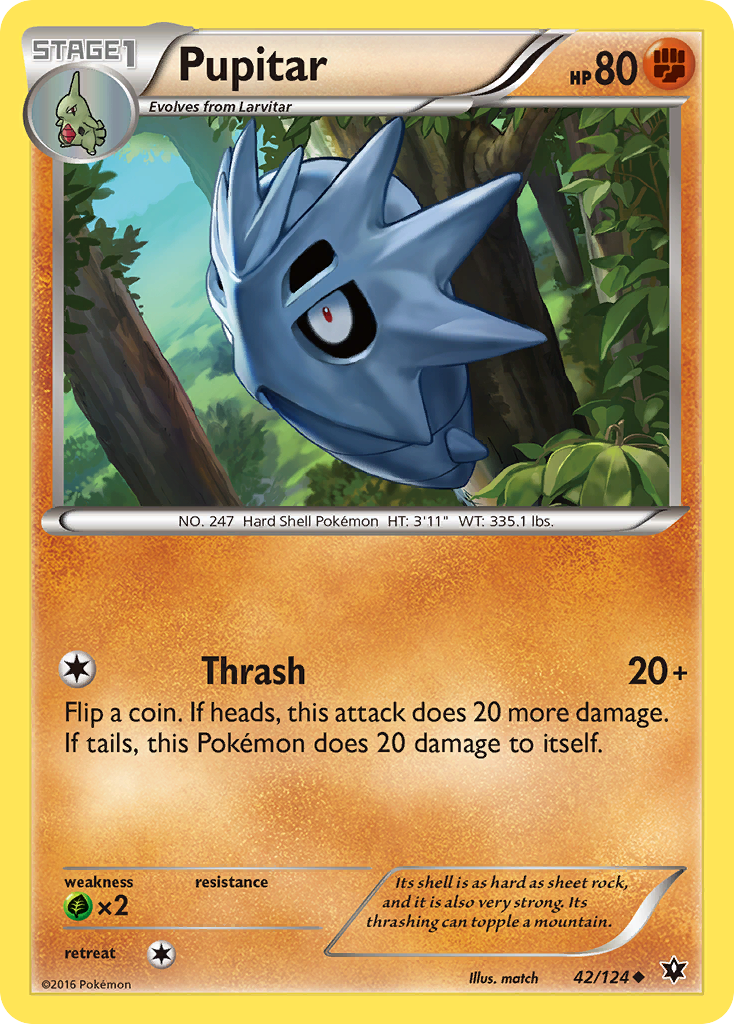 Pupitar (42/124) [XY: Fates Collide] | Odin's Place