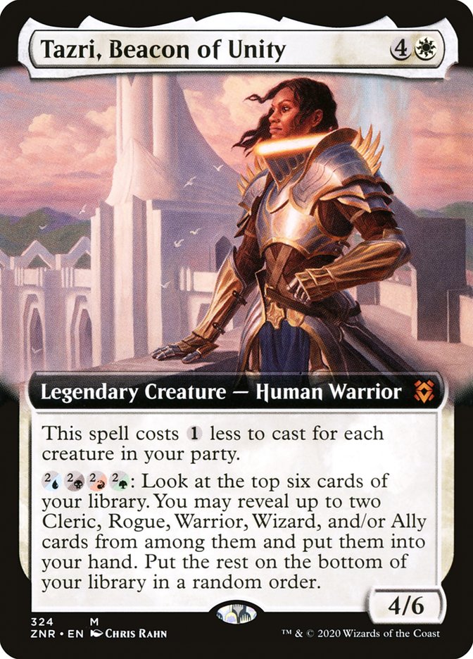 Tazri, Beacon of Unity (Extended Art) [Zendikar Rising] | Odin's Place