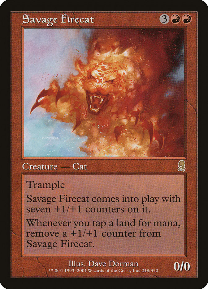 Savage Firecat (218) [Odyssey] | Odin's Place