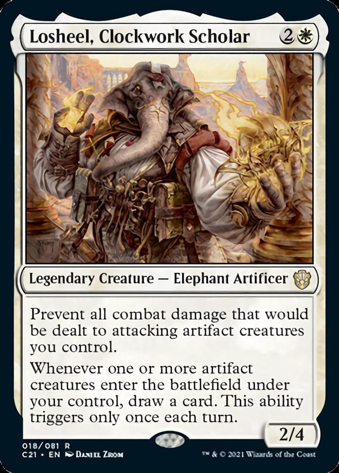 Losheel, Clockwork Scholar [Commander 2021] | Odin's Place