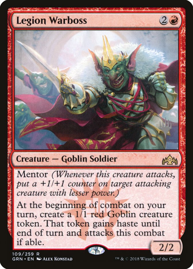 Legion Warboss (Promo Pack) [Guilds of Ravnica Promos] | Odin's Place