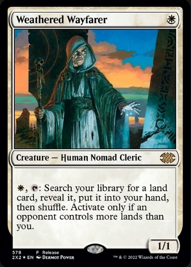 Weathered Wayfarer (Preview Promo) [Double Masters 2022] | Odin's Place