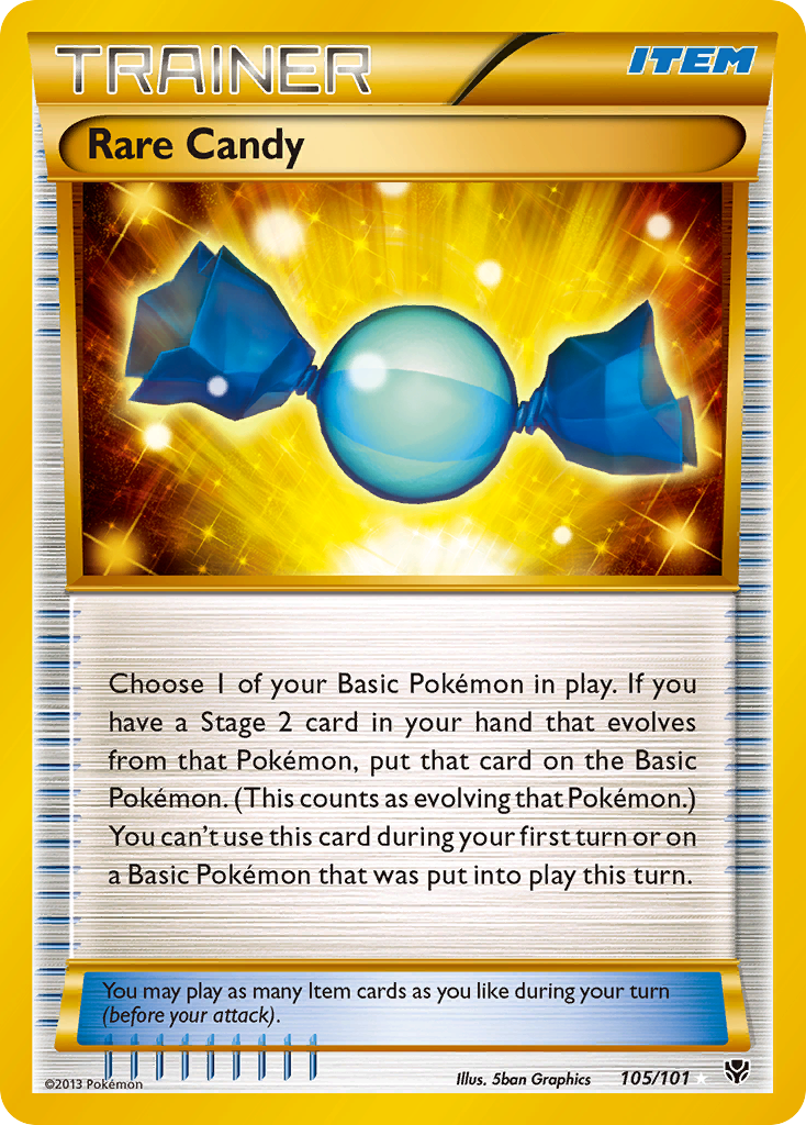 Rare Candy (105/101) [Black & White: Plasma Blast] | Odin's Place