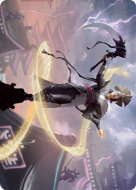 Naomi, Pillar of Order Art Card [Kamigawa: Neon Dynasty Art Series] | Odin's Place