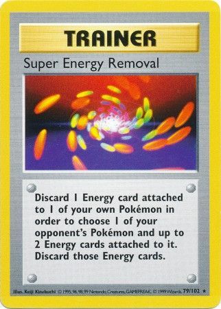 Super Energy Removal (79/102) [Base Set Shadowless Unlimited] | Odin's Place