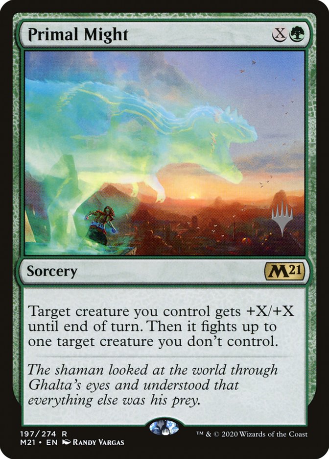 Primal Might (Promo Pack) [Core Set 2021 Promos] | Odin's Place