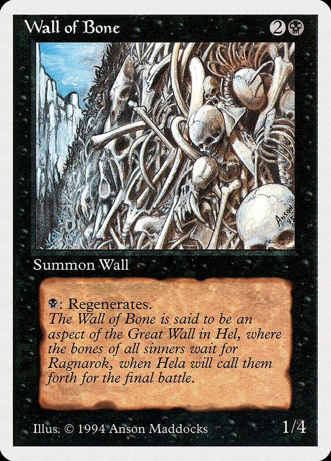 Wall of Bone [Summer Magic / Edgar] | Odin's Place