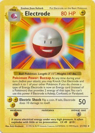 Electrode (21/102) [Base Set Shadowless Unlimited] | Odin's Place