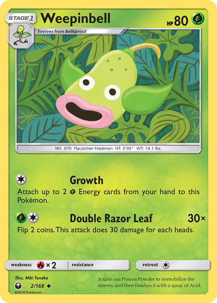 Weepinbell (2/168) [Sun & Moon: Celestial Storm] | Odin's Place