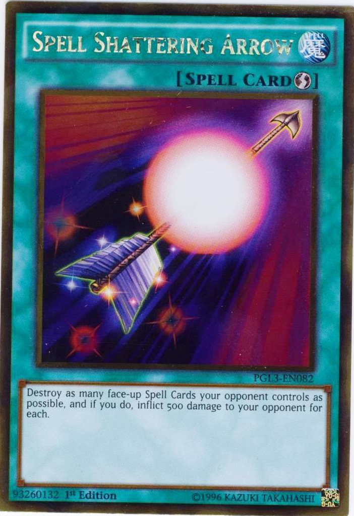 Spell Shattering Arrow [PGL3-EN082] Gold Rare | Odin's Place