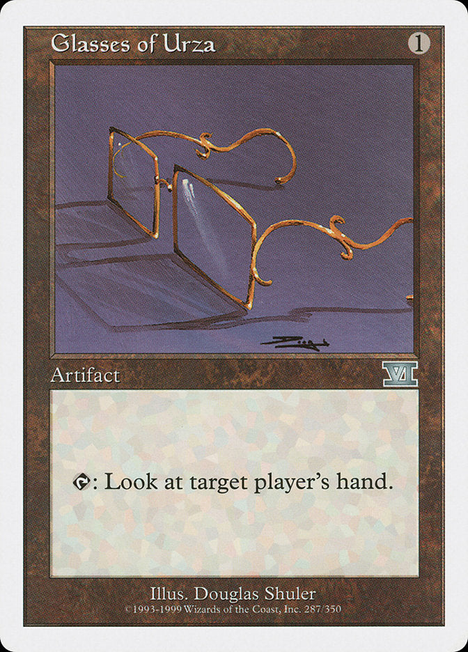 Glasses of Urza (287) [Classic Sixth Edition] | Odin's Place