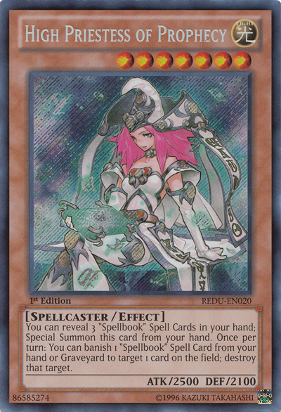 High Priestess of Prophecy [REDU-EN020] Secret Rare | Odin's Place