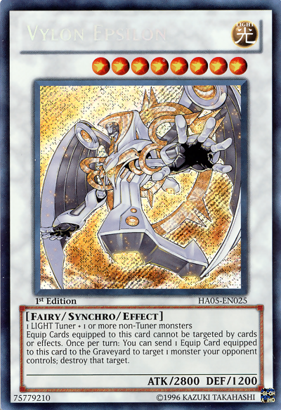Vylon Epsilon [HA05-EN025] Secret Rare | Odin's Place