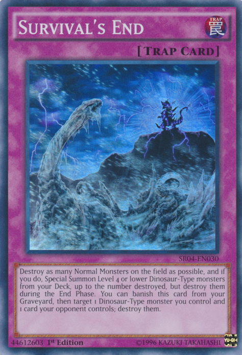 Survival's End [SR04-EN030] Super Rare | Odin's Place