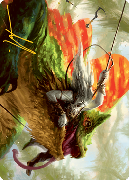 Captured by Lagacs Art Card (Gold-Stamped Signature) [Modern Horizons 2 Art Series] | Odin's Place