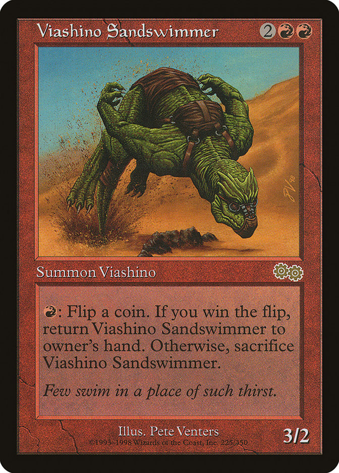 Viashino Sandswimmer (225) [Urza's Saga] | Odin's Place