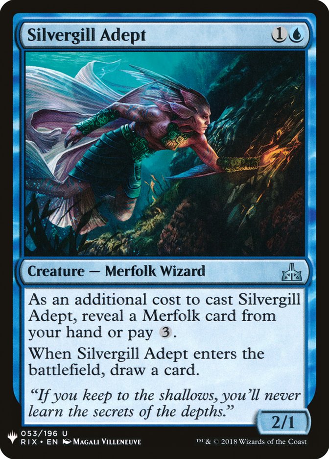 Silvergill Adept [Mystery Booster] | Odin's Place