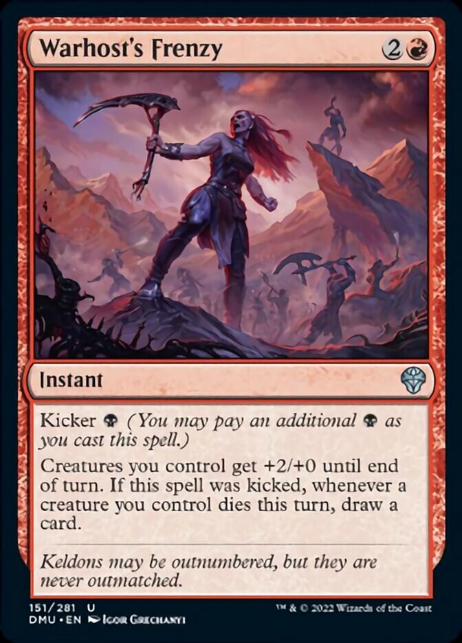 Warhost's Frenzy [Dominaria United] | Odin's Place
