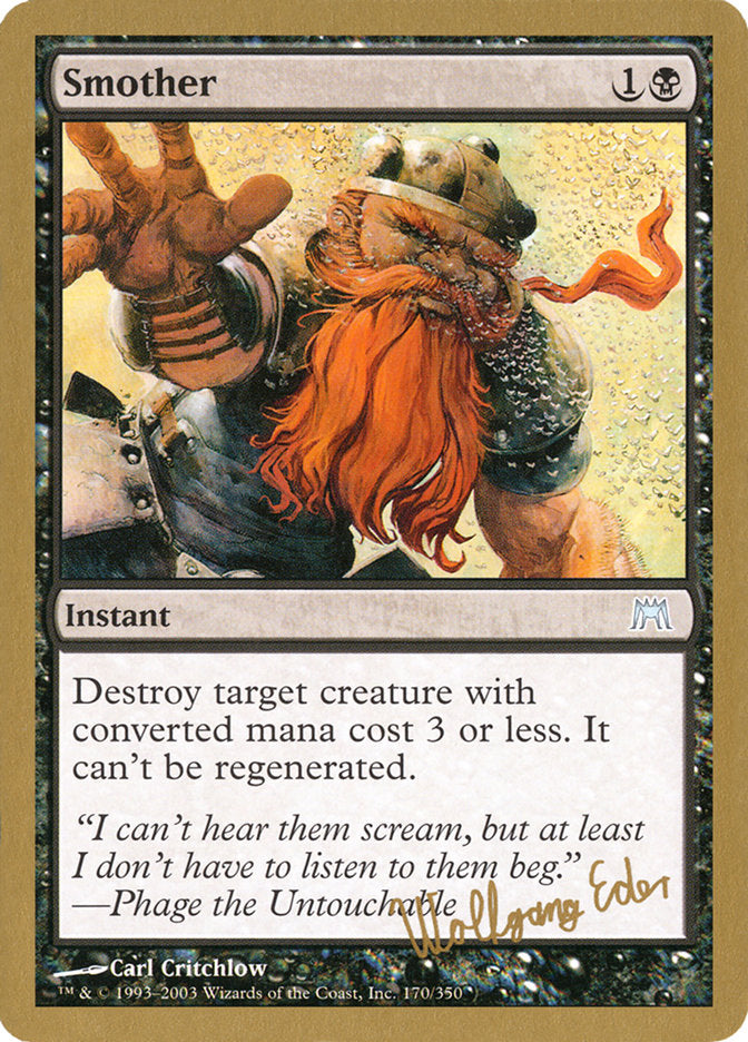 Smother (Wolfgang Eder) [World Championship Decks 2003] | Odin's Place