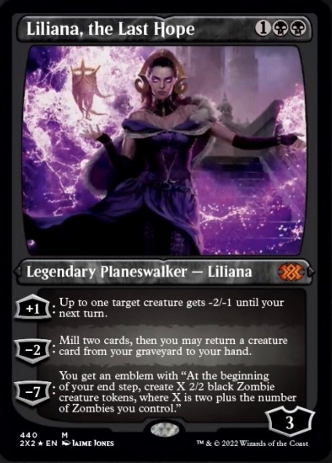 Liliana, the Last Hope (Foil Etched) [Double Masters 2022] | Odin's Place