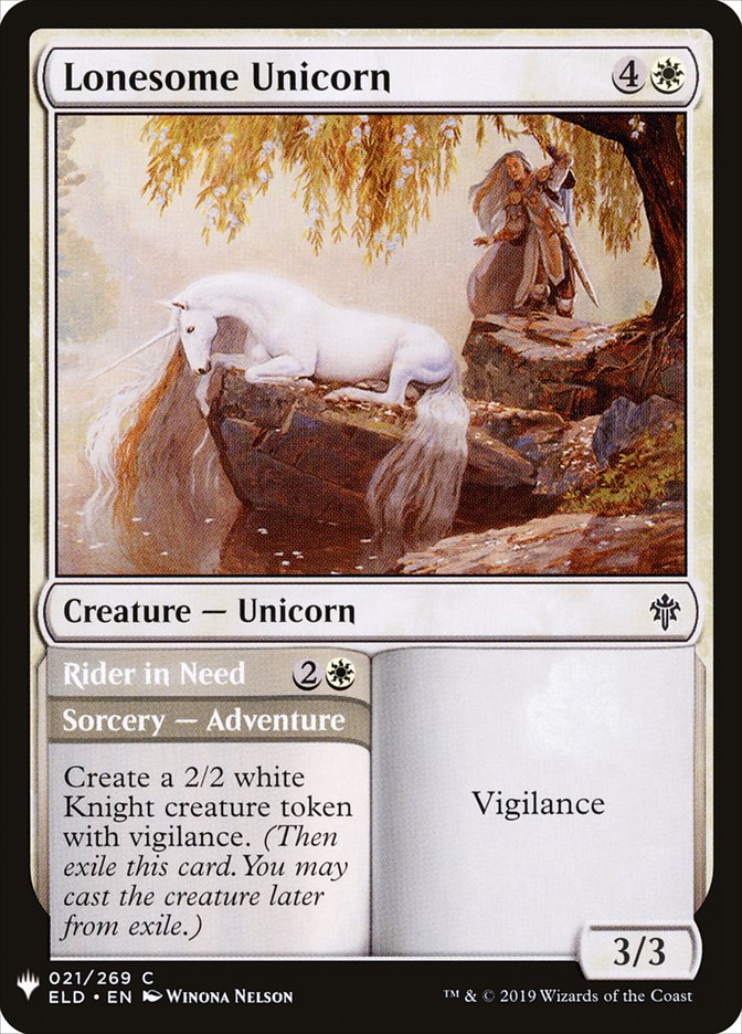 Lonesome Unicorn // Rider in Need [Mystery Booster] | Odin's Place