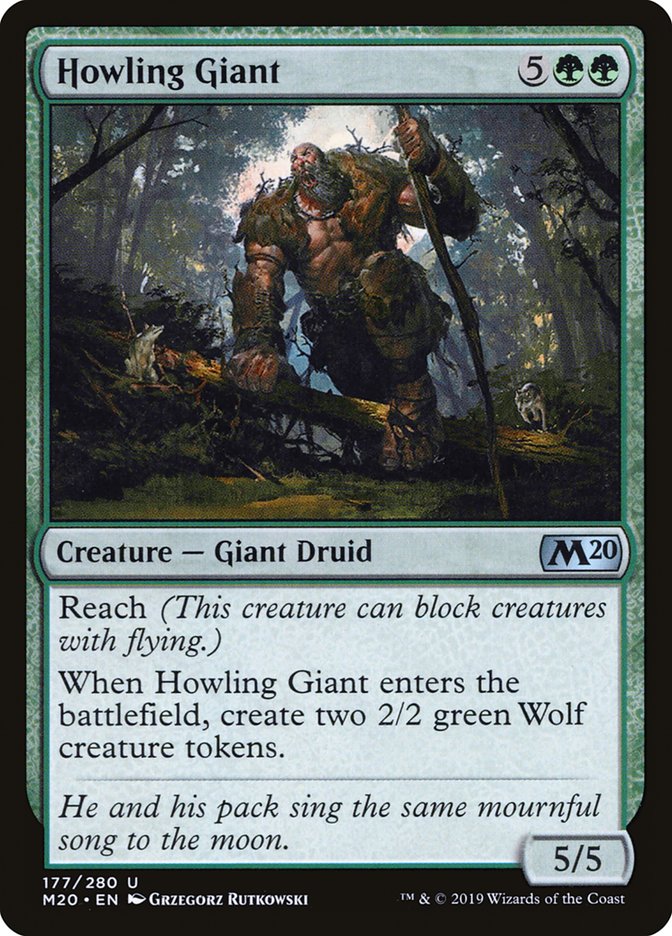 Howling Giant [Core Set 2020] | Odin's Place