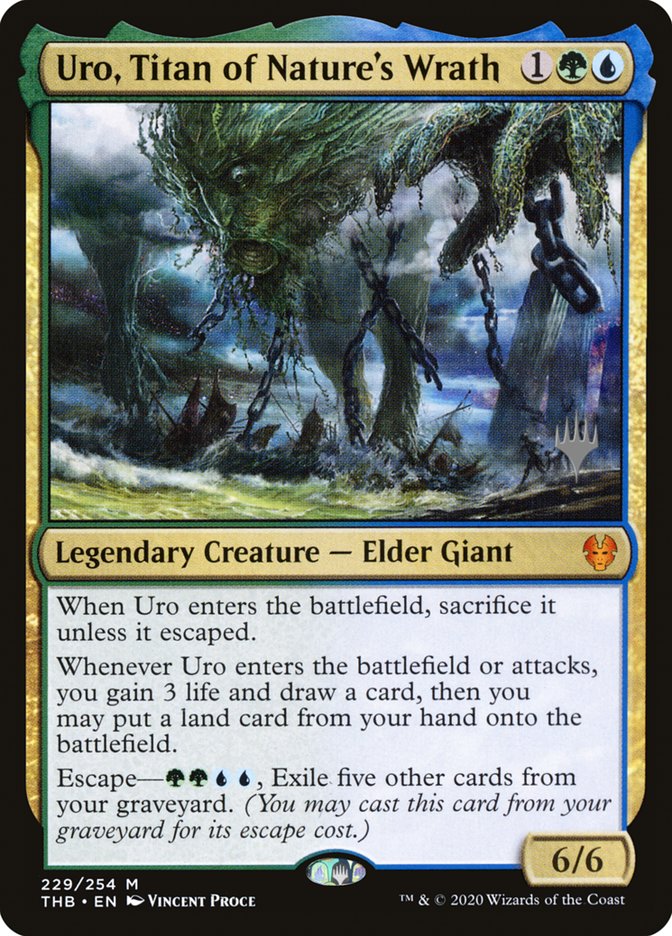 Uro, Titan of Nature's Wrath (Promo Pack) [Theros Beyond Death Promos] | Odin's Place