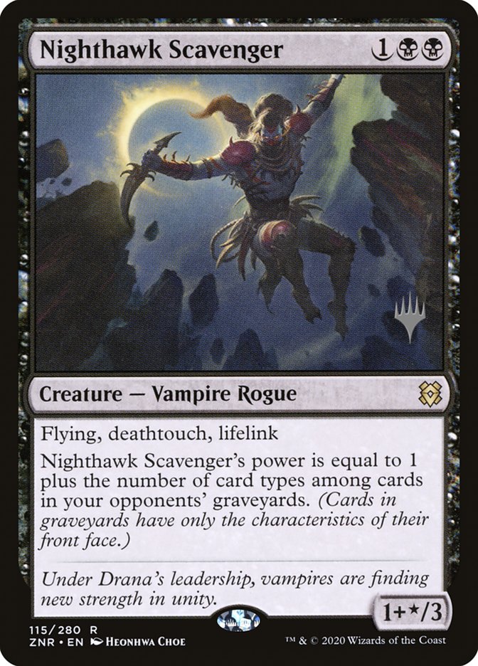 Nighthawk Scavenger (Promo Pack) [Zendikar Rising Promos] | Odin's Place