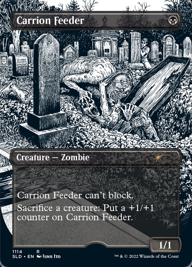 Carrion Feeder (Borderless Etched Foil) [Secret Lair Drop Series] | Odin's Place