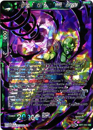 Piccolo, Special Beam Cannon Unleashed (BT7-060) [Assault of the Saiyans] | Odin's Place