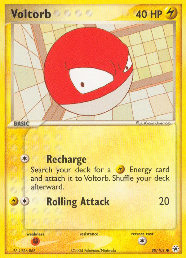 Voltorb (80/101) [EX: Hidden Legends] | Odin's Place