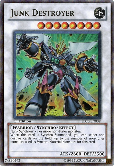 Junk Destroyer [5DS3-EN039] Ultra Rare | Odin's Place