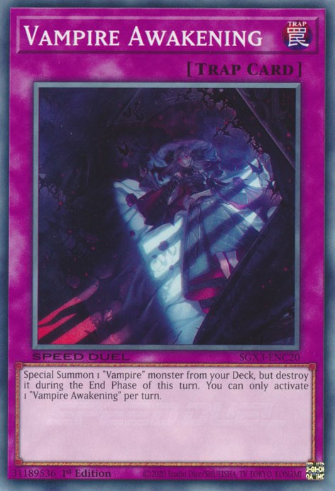 Vampire Awakening [SGX3-ENC20] Common | Odin's Place