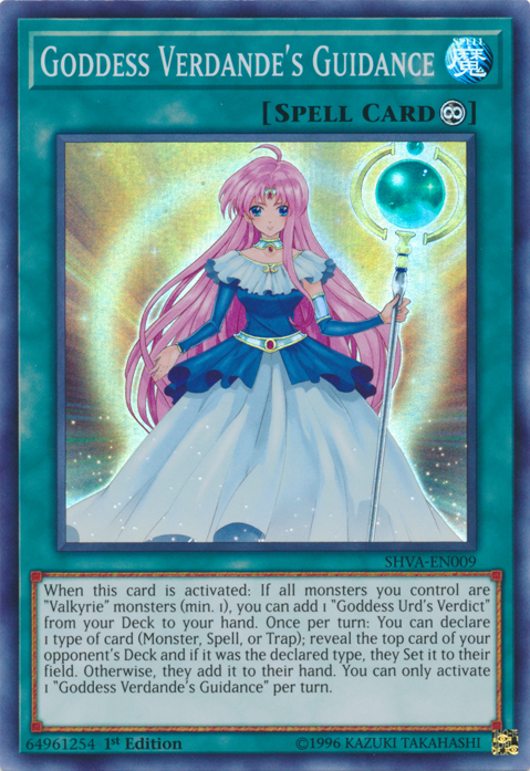Goddess Verdande's Guidance [SHVA-EN009] Super Rare | Odin's Place