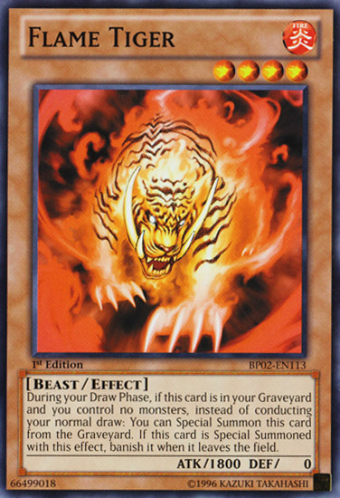 Flame Tiger [BP02-EN113] Mosaic Rare | Odin's Place
