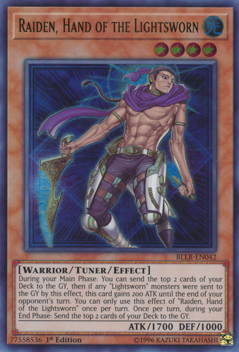 Raiden, Hand of the Lightsworn [BLLR-EN042] Ultra Rare | Odin's Place