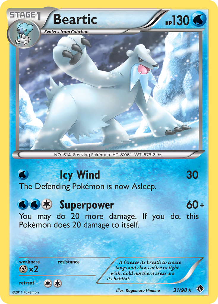 Beartic (31/98) [Black & White: Emerging Powers] | Odin's Place